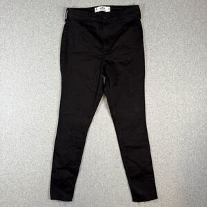 Hollister Womens Size 11R Curvy High Rise Skinny Denim Jeans Leggings Black